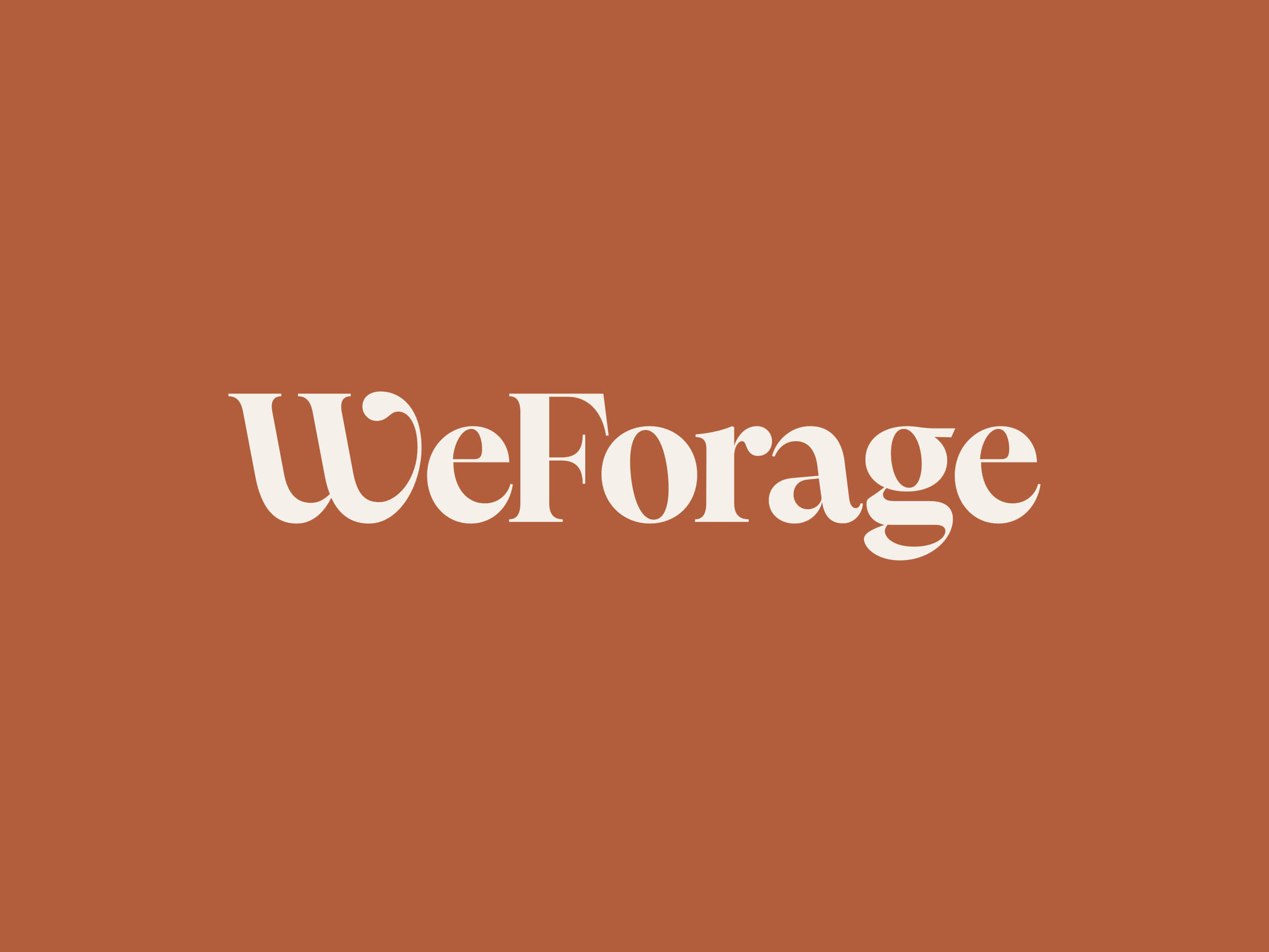 WeForage